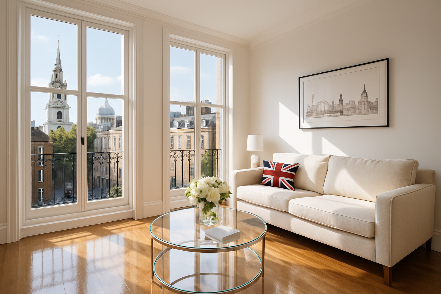 Lifestyle images of pristine London apartments & homes