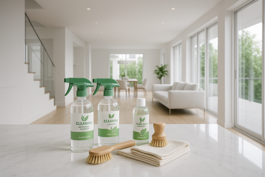 luxury property featuring a clean aesthetic with non toxic cleaning products 